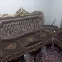 مبل سلطنتی ۹ نفره به همراه دو عدد میز عسلی|مبلمان خانگی و میز عسلی|تهران, آرارات|دیوار
