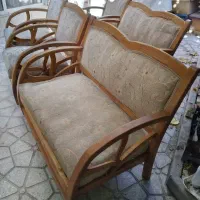 مبل هفت نفره راحتی کارکرده|مبلمان خانگی و میز عسلی|اصفهان, گلزار|دیوار