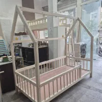 تخت کودک/نوجوان/تخت دوطبقه/مونته سوری طرح کلبه|تخت و سرویس خواب|تهران, تهرانپارس غربی|دیوار