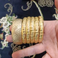 النگو طلا ورساچه و تک پوش طلا نو استفاده نشده