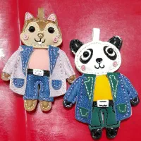 عروسک چرمی در خانه