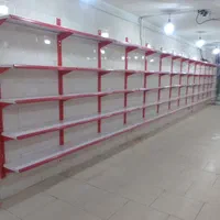 قفسه سفید قرمز//قفسه لچکی خور|فروشگاه و مغازه|تهران, نارمک جنوبی|دیوار