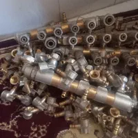 انواع شیرآلات برنجی استیلی لوستر اینه شمعدان برنجی