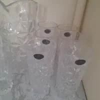پارچ و لیوان کاملا نو نو برند الگانت گلس اصل|ظروف سرو و پذیرایی|تهران, سازمان برنامه شمالی|دیوار
