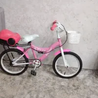 دوچرخه دخترانه۱۶ صورتی