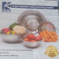 آبکش استیل ۶ تایی