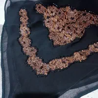 روسری مشکی قواره ۸۵-۹۰