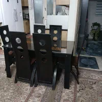 میز نهار خوری ۶ نفره|میز و صندلی غذاخوری|تهران, سلیمانی|دیوار