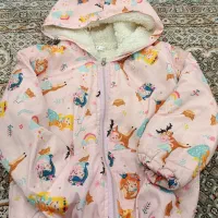 کاپشن دخترانه  در حد نو