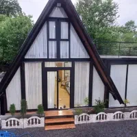 اجاره کلبه سویسی استخر جنگلی