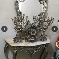 آیینه شمع دان ب برنزه