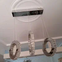 لوستر کریستال نونو مناسب جهیزیه|لوستر و چراغ آویز|اسلامشهر, شهرک قائمیه|دیوار