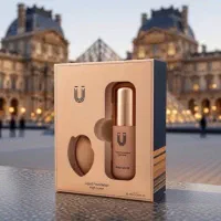 ست کرم پودر پاریسی به همراه پد 555