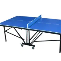 میز تنیس آبی رنگ