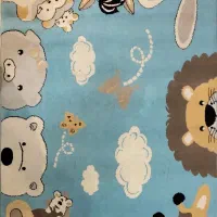 ۲ عدد فرش اتاق کودک