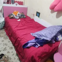 فروش تخت یکنفره با کمد لباس و میز مطالعه ام دی آف