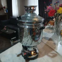 سماور گازسوز زمردیان مدل ظرفیت 8 لیتر