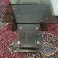 پیش میزی شیشه ای/چوبی