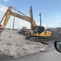 خدمات بیل گریدر کامیون لودر غلطک بلدوزر