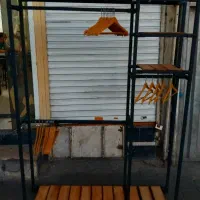 جاوار بند رخت رگال و چوبکار لباس آینه قدی کد ۲۱