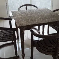 نهار خوری ۴نفره تمام چوب