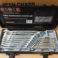 جعبه آچار یکسر تخت یکسر رینگ 16 عددی فورس تایوان