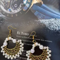 گوشواره مرواریدی|بدلیجات|همدان, |دیوار