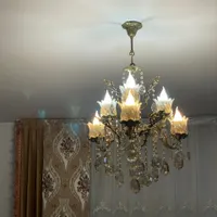 لوستر برنز ۳ شاخه|لوستر و چراغ آویز|ورامین, |دیوار