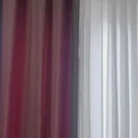 پرده پانج درسه رنگ بامیل پرده
