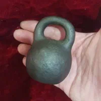 وزنه سنگ ترازوفولادی روسی قاجاری آنتیک فولادقدیمی