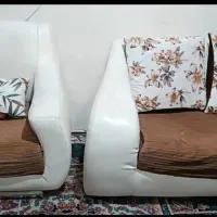 مبل هفت نفره ومیزوگل میز