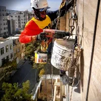 خدمات راپل باطناب بدون داربست در مشهد پیچ رولپلاک