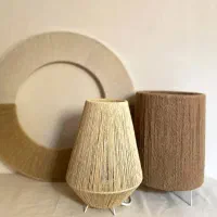 لوستر وآباژور رافیا ترک|چراغ خواب و آباژور|بروجرد, |دیوار