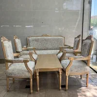مبلمان ۹ نفره فرانسوی|مبلمان خانگی و میز عسلی|تهران, نازی‌آباد|دیوار