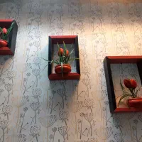 تابلو  قاب ،باکس و گل  وان یکاد ساعت دیواری