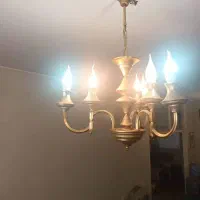 3 عدد لوستر آب کاری طلا|لوستر و چراغ آویز|تهران, امامت|دیوار