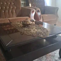 مبلمان ۷ نفره با میز عسلی و جلو مبلی