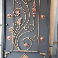 جوشکار والپست درب ورودی سربندی نرده حفاظ قاب فلزی|خدمات پیشه و مهارت|رشت, کوی طالقانی|دیوار