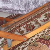 گهواره ننو چوبی تاشو کاملا سالم|تخت و صندلی بچه|تهران, امین آباد|دیوار