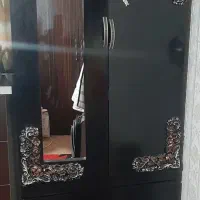 کمد چوبی لباسی مشکی