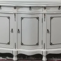 آینه کنسول چوبی|بوفه، ویترین، کنسول|تهران, والفجر (افسریه)|دیوار