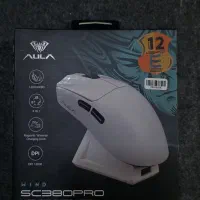 موس گیمینگ sc380pro aula همراه با داک شارژ