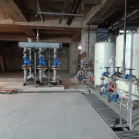 لوله کشی ساختمان استخر جکوزی موتورخانه تاسیسات