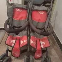 کالسکه دوقلو با کیفیت به دلیل کمبود جا قیمت مناسب