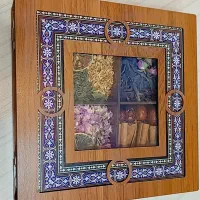 جعبه های چوبی فانتزی ،فروش عمده و تکی|ظروف سرو و پذیرایی|شیراز, شاهچراغ|دیوار