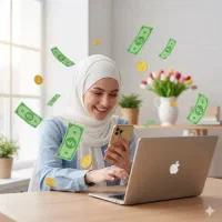 بانوی عزیز در منزل به درآمد برس