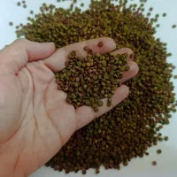 غذای ماهی آکواریوم 4 میلی‌متر  شناور سه‌رنگ