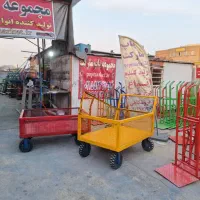 ترولی چهار چرخ ۳ تن اج دار گاری دستی چرخ آج دار|ابزارآلات|ری, بازار آهن|دیوار