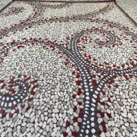گلیم فرش طرح سنگی