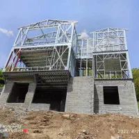 سبکساز Lsf ویلا کلبه  اضافه طبقه پشت بام